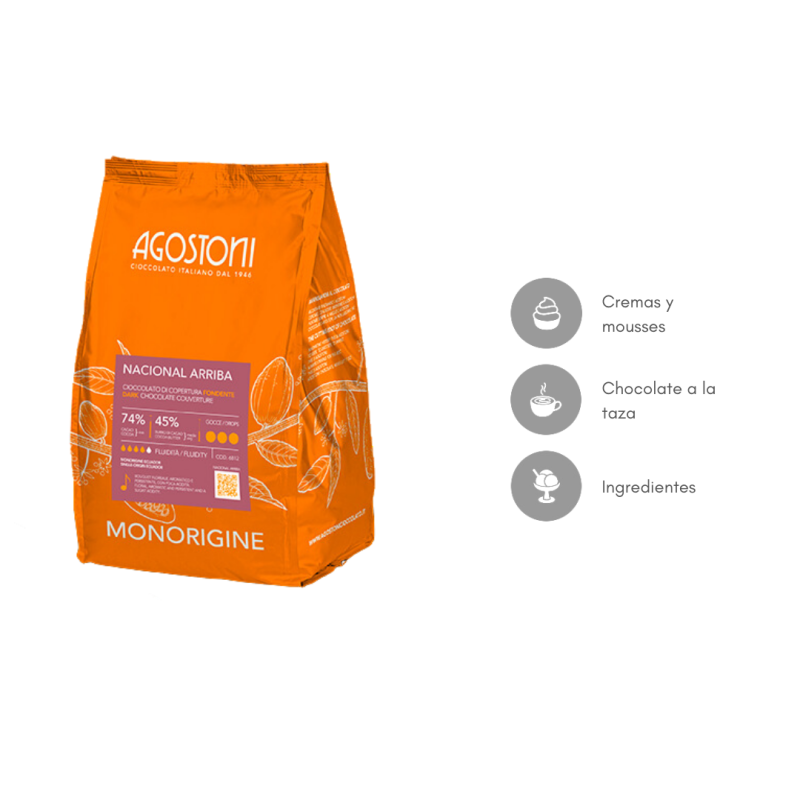 COBERTURA NACIONAL ARRIBA NEGRO 74% (B/4KG)