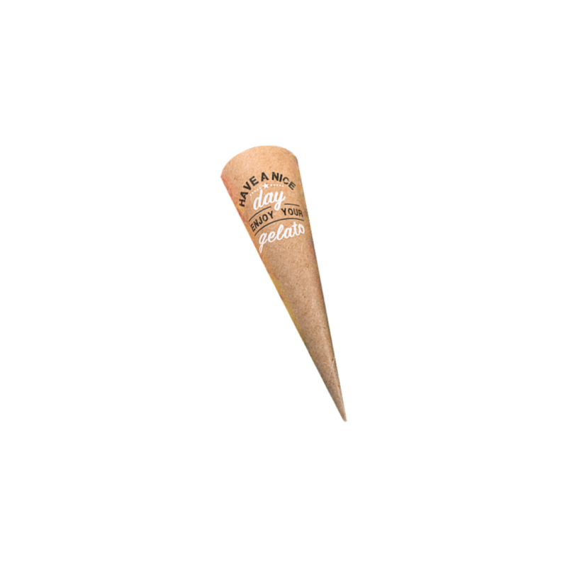 CONO DE PAPEL KRAFT 1437 152 X D37.5MM (C/2000UD)