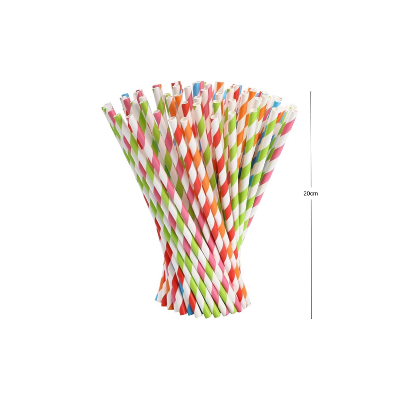 CANUTILLO CARTON RIGIDO 6X20CM COLOR C/F (B/500UD)