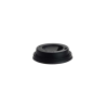 TAPA VASO PLANA PLAST NEGRA V04 (B/100UD)