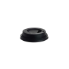 TAPA VASO PLANA PLAST NEGRA V08 (B/100UD)