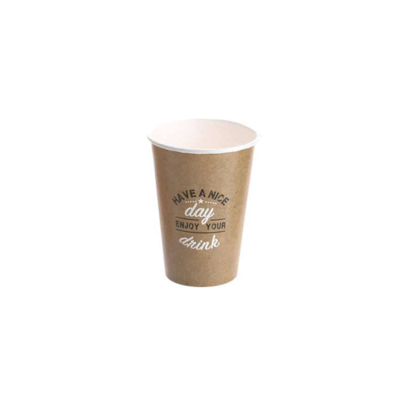 VASO CARTON 16OZ-500ML V16 KRAFT (B/60UD)