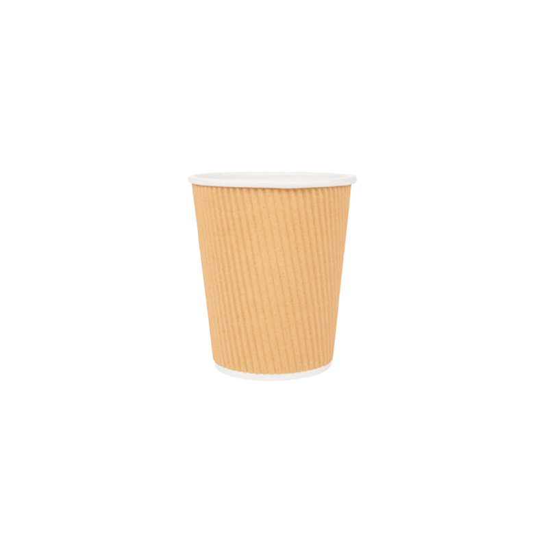 VASO CARTON MARRON DOBLE CAPA 120ML/4Oz (B/40UD)