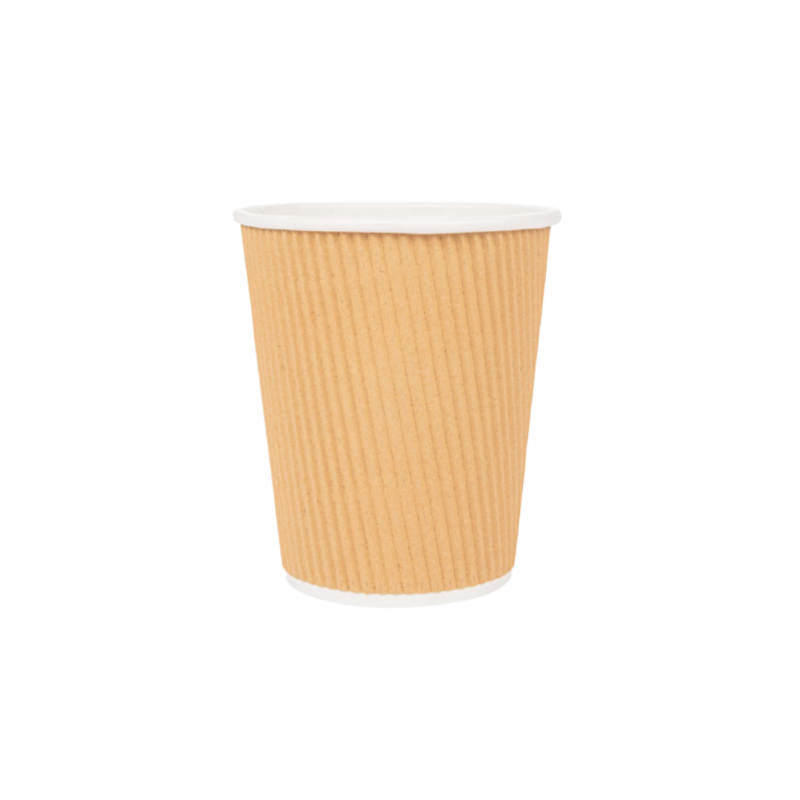 VASO CARTON MARRON DOBLE CAPA 360ML/12Oz (B/25UD)