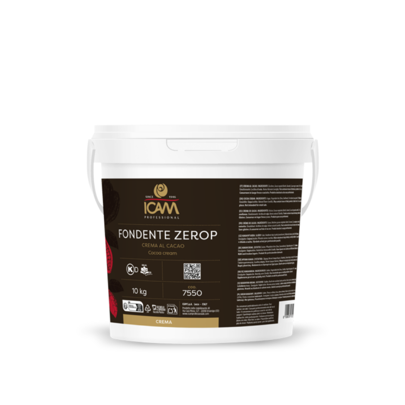 CREMA CHOCOLATE NEGRO ZERO P (CU/10KG)