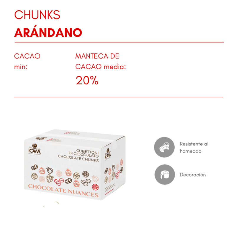 CHUNKS HORNO ARANDANO (B/4KG)
