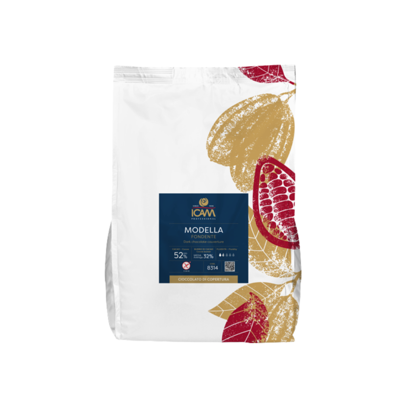 COBERTURA CHOCOLATE NEGRO MODELLA 52% (B/4KG)