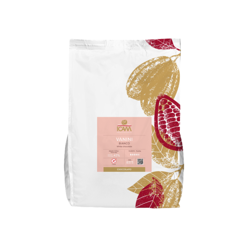 COBERTURA CHOCOLATE BLANCO VANINI 35% (B/4KG)