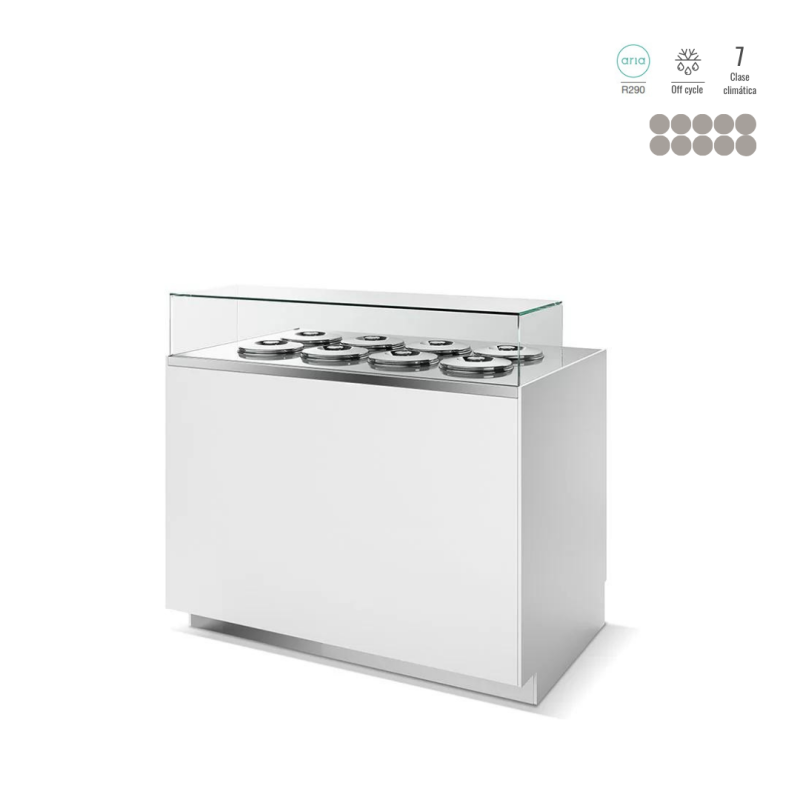 VITRINA HELADERÍA ISA MULTIPLO 100