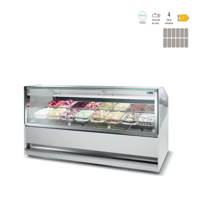 VITRINA HELADERÍA ISA 3DSHOW PLUS 120