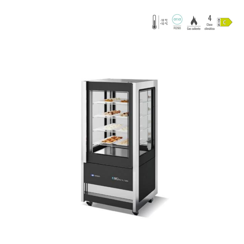 ARMARIO EXPOSITOR CRISTAL TOWER H160-75 TB/TN