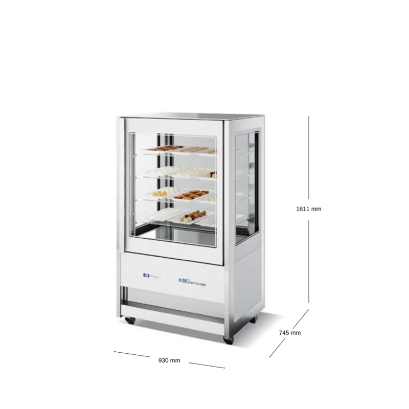 ARMARIO EXPOSITOR CRISTAL TOWER H160-93 TB/TN