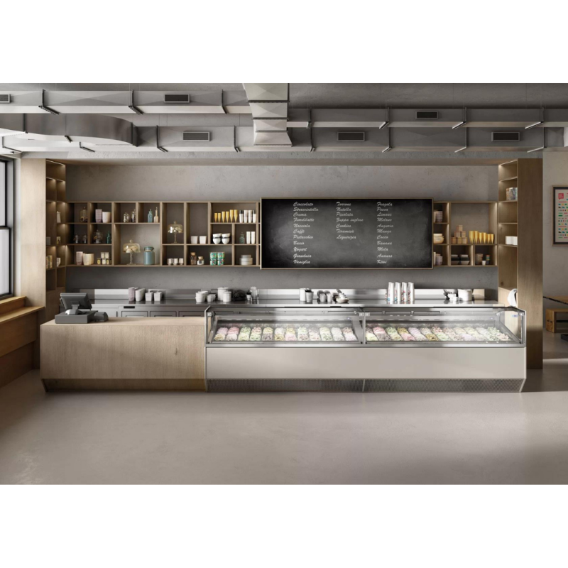 VITRINA HELADERÍA ISA SUPERCAPRI PLUS 120