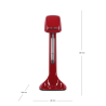 BATIDORA VASO "MILK SHAKE" COLOR ROJO