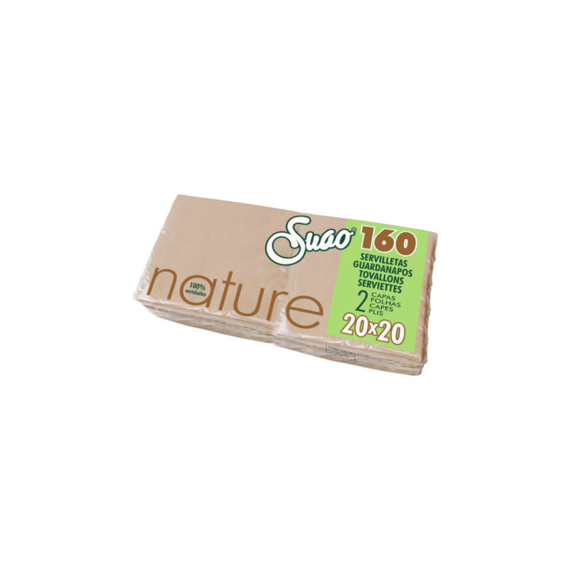 SERVILLETA 20 X 20 NATURE-KRAFT (C/5120UD)