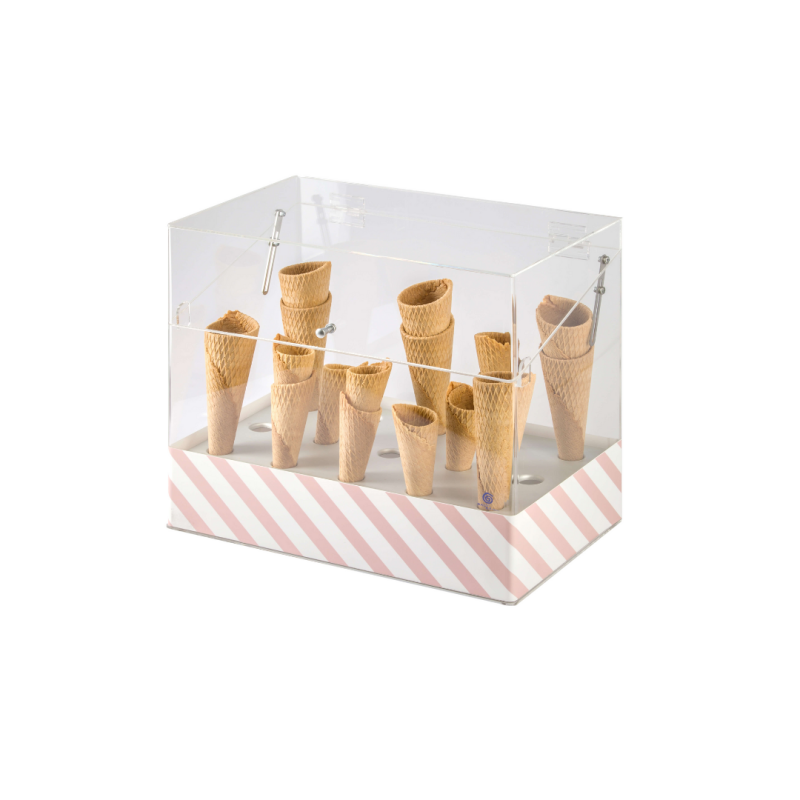 VITRINA METACRILATO 15 AGUJEROS