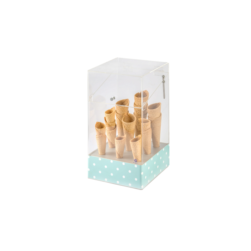 VITRINA METACRILATO 9 AGUJEROS GRANDE