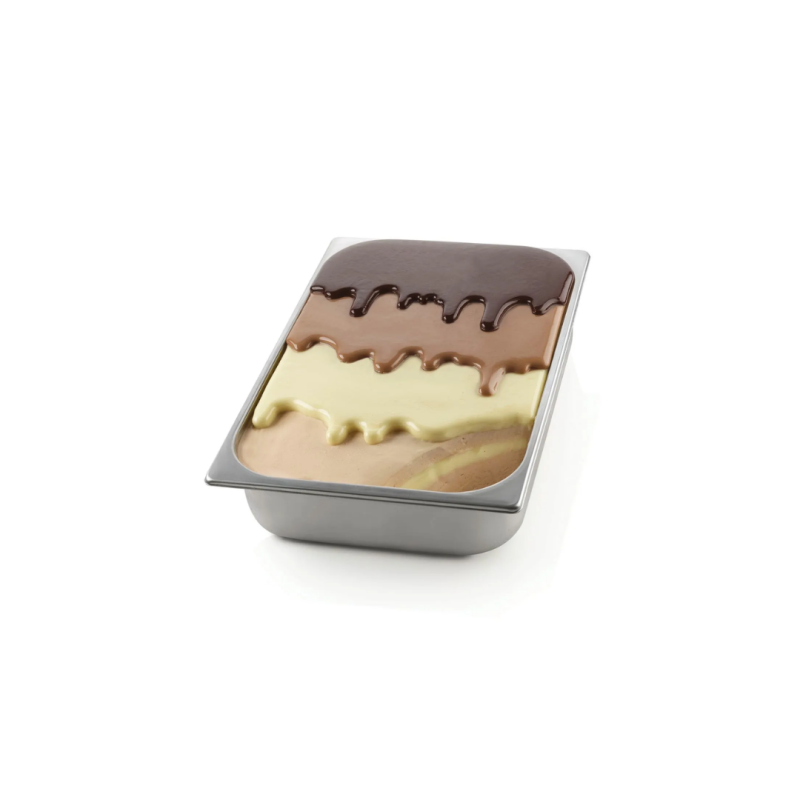 MOLDE DECO CHOCO DERRETIDO CUBETA ANCHA (1/UD)