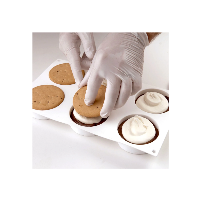 MOLDE SANDWICH HELADO CIRCULAR (2/UD)