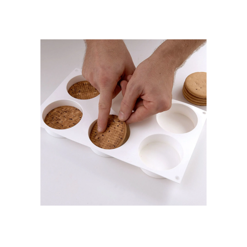 MOLDE SANDWICH HELADO CIRCULAR (2/UD)