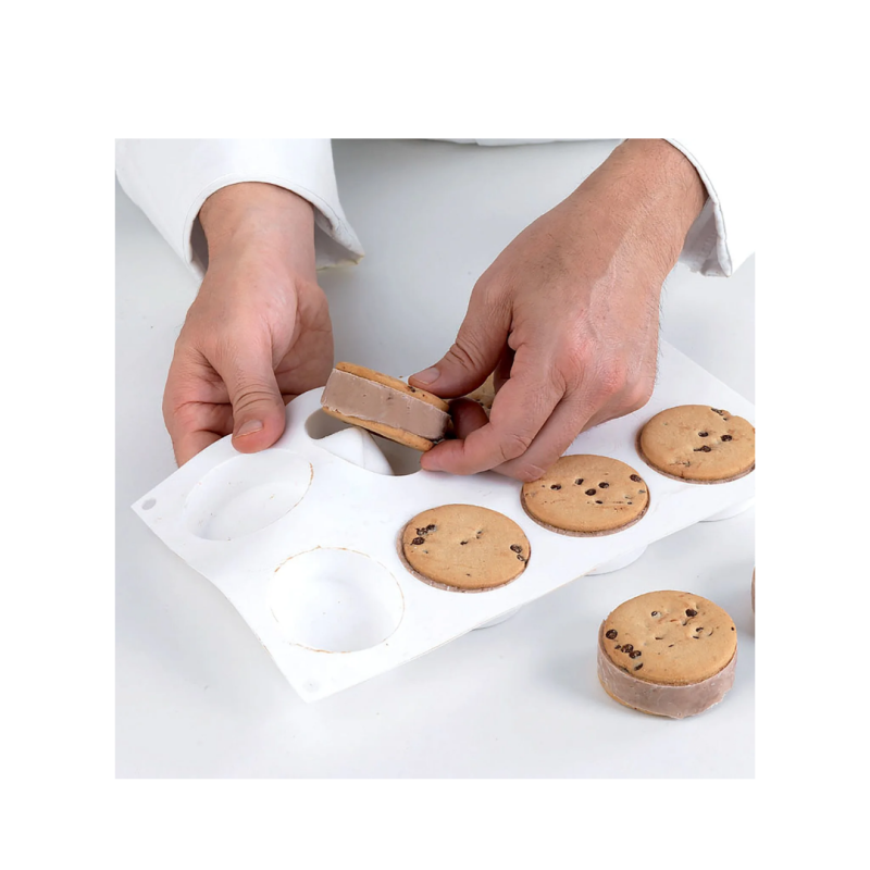 MOLDE SANDWICH HELADO CÍRCULO MINI (2/UD)