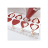 MOLDE HELADO POLO CORAZÓN (2/UD)