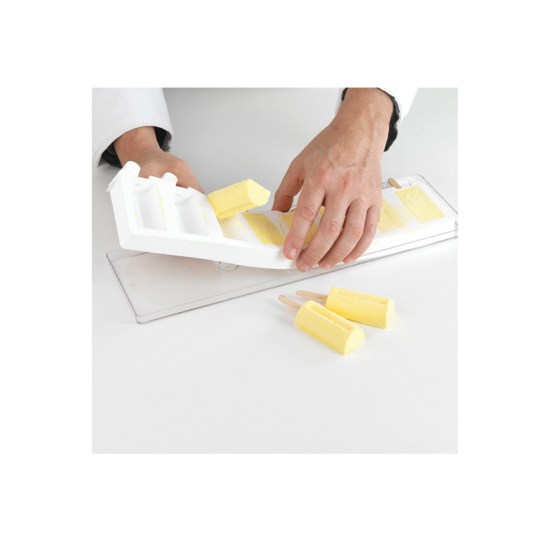 MOLDE HELADO POLO MEDIO CILINDRO MINI (2/UD)