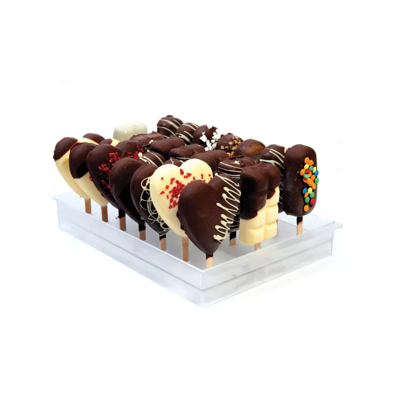 EXPOSITOR HELADO POLO TRANSPARENTE (1/UD)