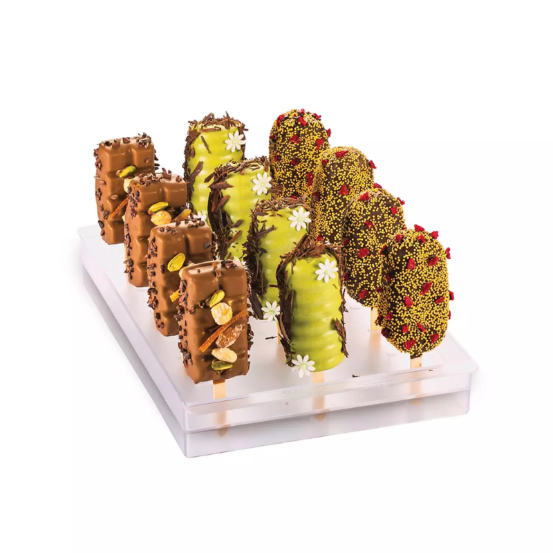 EXPOSITOR HELADO POLO TRANSPARENTE (1/UD)