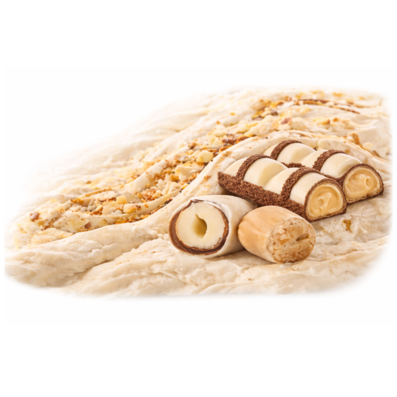 VETEADO AVELLANA BISCUIT BLANCA (CU/3KG)