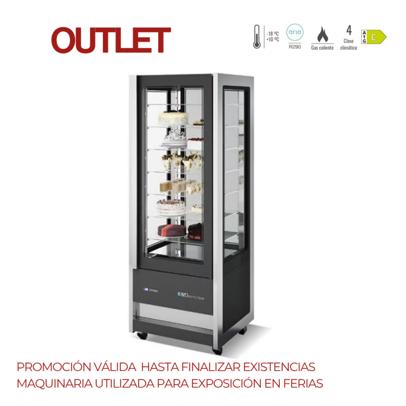 ARMARIO EXPOSITOR CRISTAL TOWER 93-H206 RV TB/TN