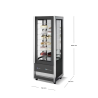 ARMARIO EXPOSITOR CRISTAL TOWER 93-H206 RV TB/TN