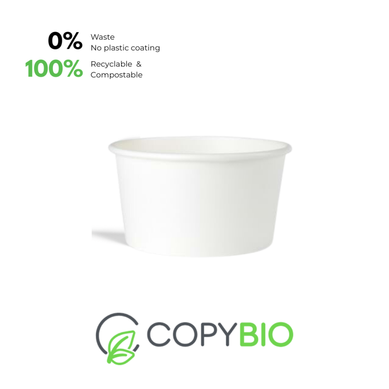 TARRINA BIO CARTON BLANCA T23W(C/1.400UD)