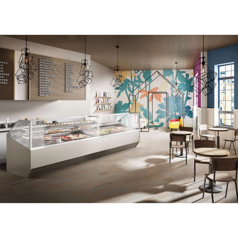 VITRINA HELADERIA SUPERCAPRI  PLUS 220 BLANCA R290