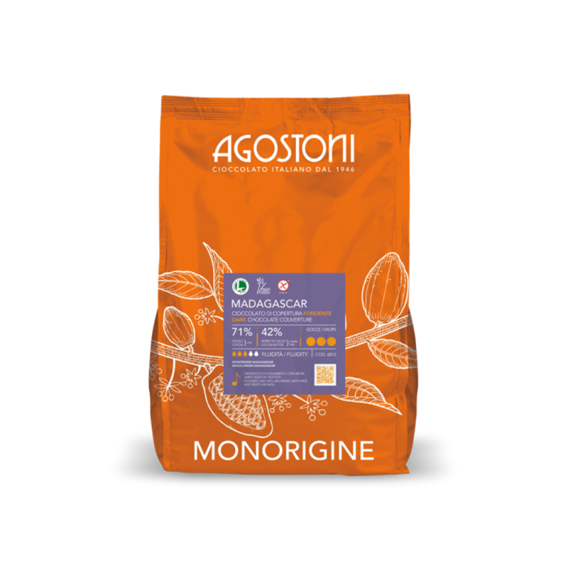 COBERTURA NEGRA MADAGASCAR 71% (S/4KG)
