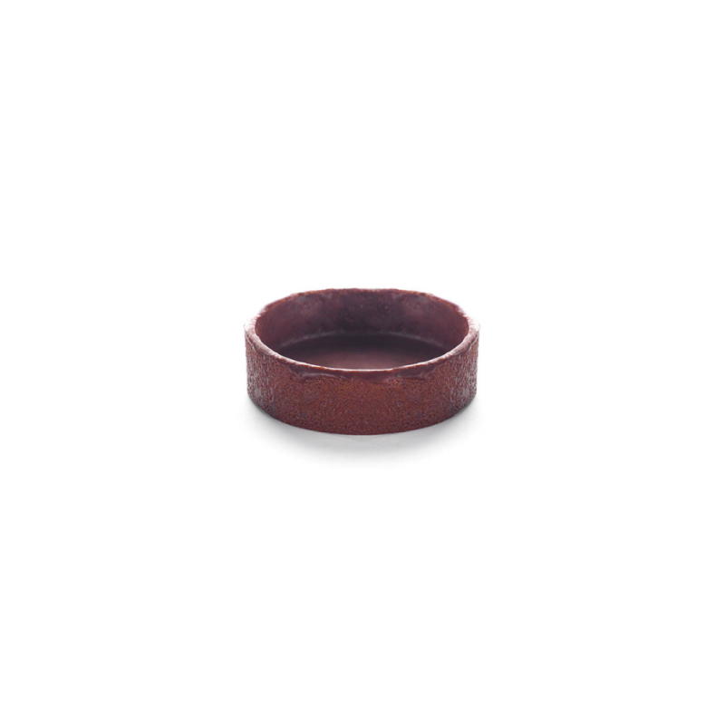 TARTALETA GRANDE ALTA REDONDA 8CM CHOC (C/36UD)