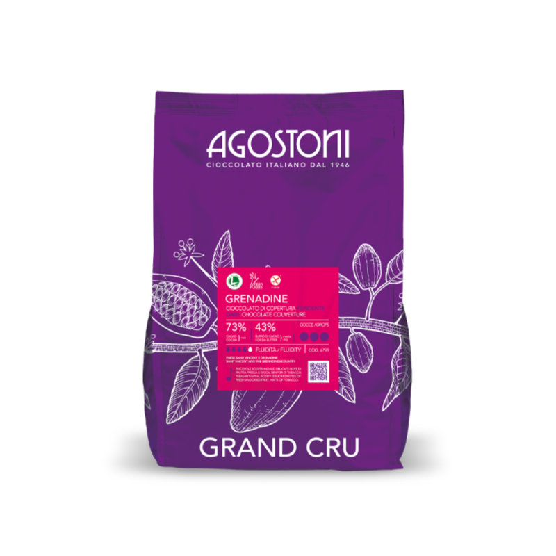COBERTURA GRENADINE NEGRO 73% (S/4KG)